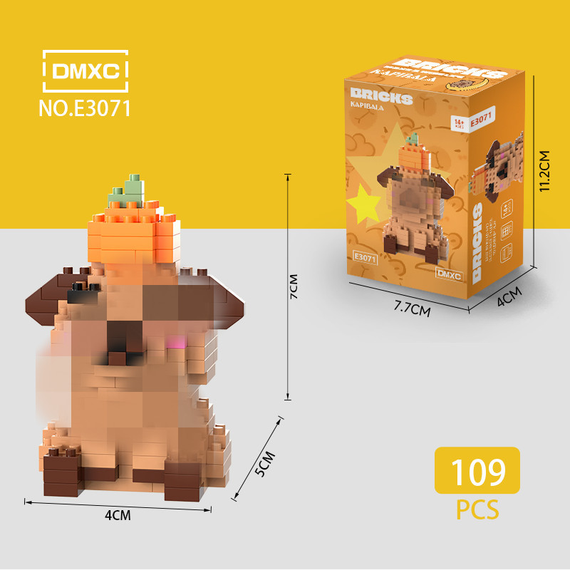 Modelo de Bloques de Construcción en Miniatura de Plástico DIY