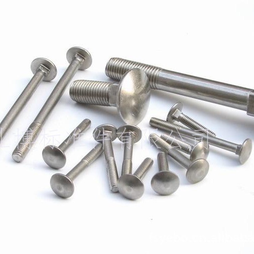 厂家直供 304 不锈钢马车螺丝,方颈螺丝M4-M10量大重优