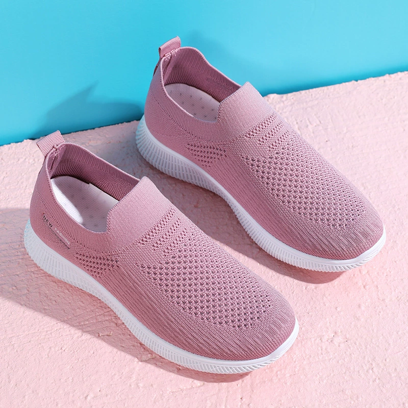 Старая пекинская обувь из ткани женская летняя дышащая сетка обувь весной и осенью мягкое дно