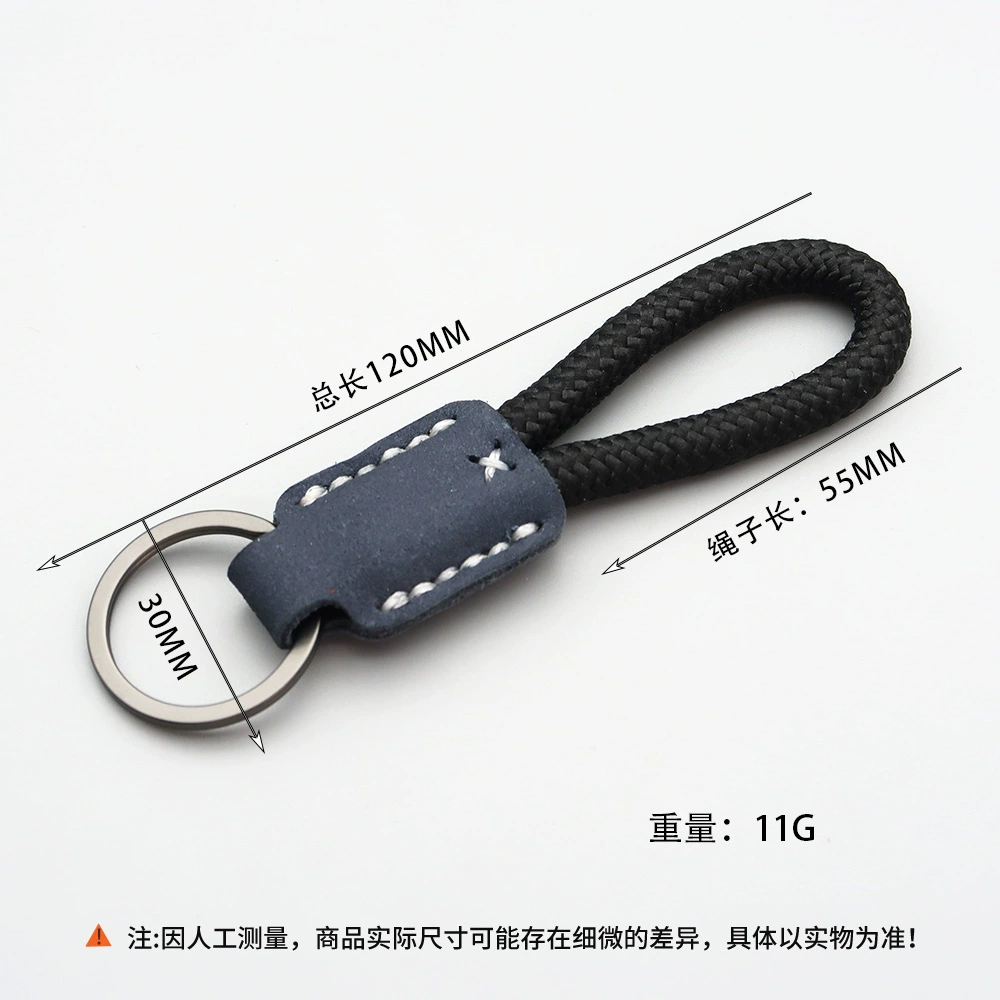 Keychain handmade, pendant, matte universal strap, DIY, genuine leather
