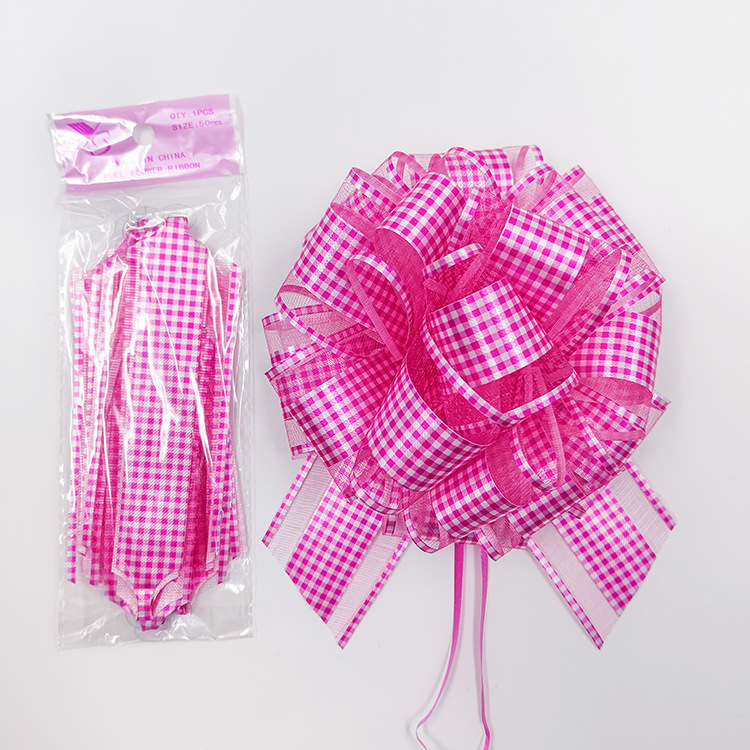 Moño de Cinta para Regalo 30# de Plástico para Decoración Festiva