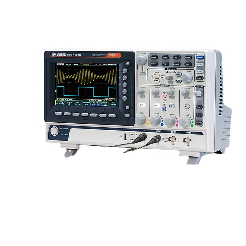 固纬数字示波器GDS-1104B存储示波器100MHZ4通道示波器
