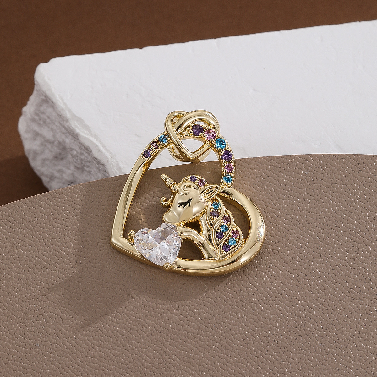 5g Weight Pendant Jewelry Making Type 14*30mm, 20 * 27mm, 22 * 27mm Jewelry Making Size Zircon Inlay Material DIY Jewelry Accessories Classification 1 Piece Quantity Copper Material Heart Shape Pattern Inlay Design Cute, IG Style Style 1 Piece 14*30mm 20 * 27mm 22 * 27mm Copper Zircon Heart Shape Pendant 2