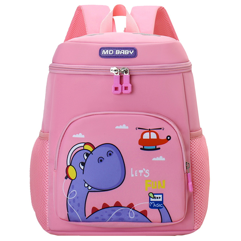 Mochila escolar de jardín de infantes para niños de dibujos animados, mochila para niñas de preescolar transpirable, 3 años, 5 años, mochila para niños de clase media y grande