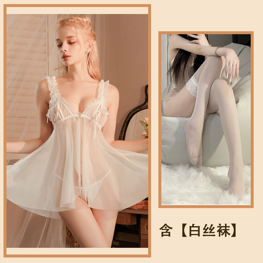 흰색 + 흰색 스타킹