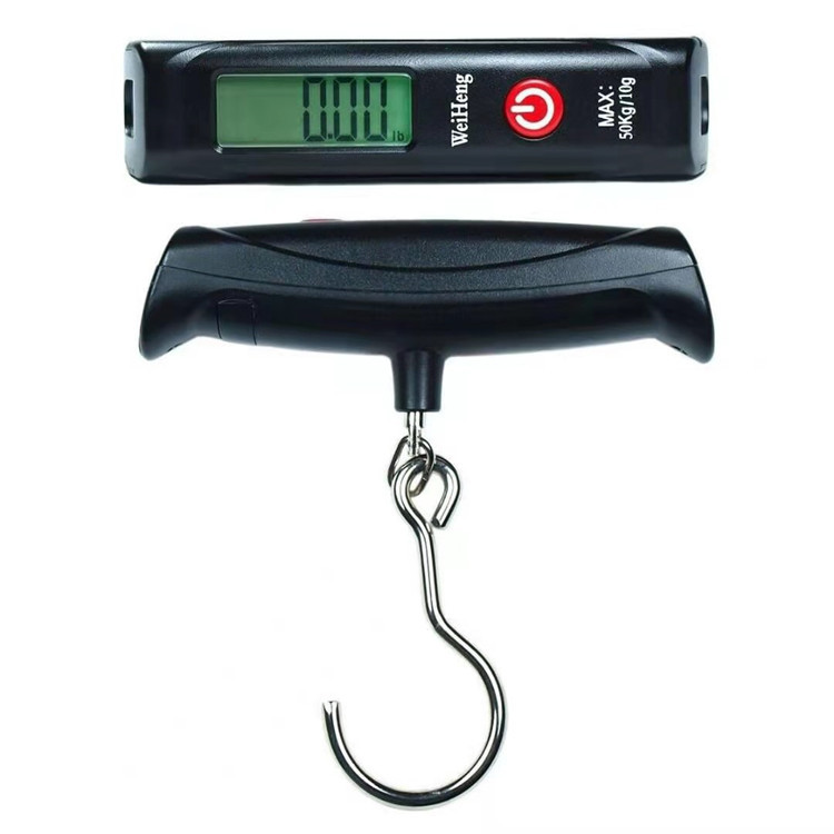 A12 báscula portátil báscula de equipaje báscula de pesca báscula expreso báscula de paquete 50kg / 10g báscula electrónica de mano