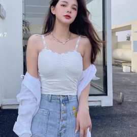 1617#新品尾货美背时尚百搭长款乳胶固定杯美背文胸包邮批发