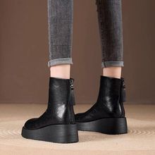 欧伦啄木鸟2025百搭马丁靴时尚舒适秋冬女靴女鞋厚底短靴雪地靴