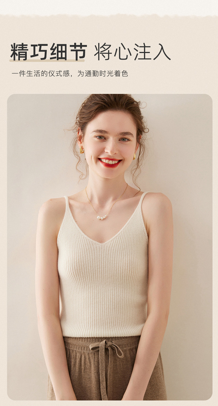 E6307 1730K ÁO HAI DÂY NỮ QINTDNG ÁO LEN DÁNG ÔM BODY GỢI CẢM SEXY MÙA XUÂN THU ĐÔNG HAI DÂY HỞ VAI THỜI TRANG NỮ G05 SẢN PHẨM MỚI