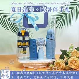 夏日清凉伴手礼实用礼品套装公司活动开业随手礼送员工客户礼盒