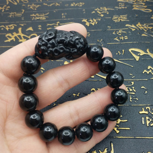 Anti-obsidian brave bracelet fortune Picchu bracelet string Buddha beads hand jewelry drainage welfare products live supply wholesale