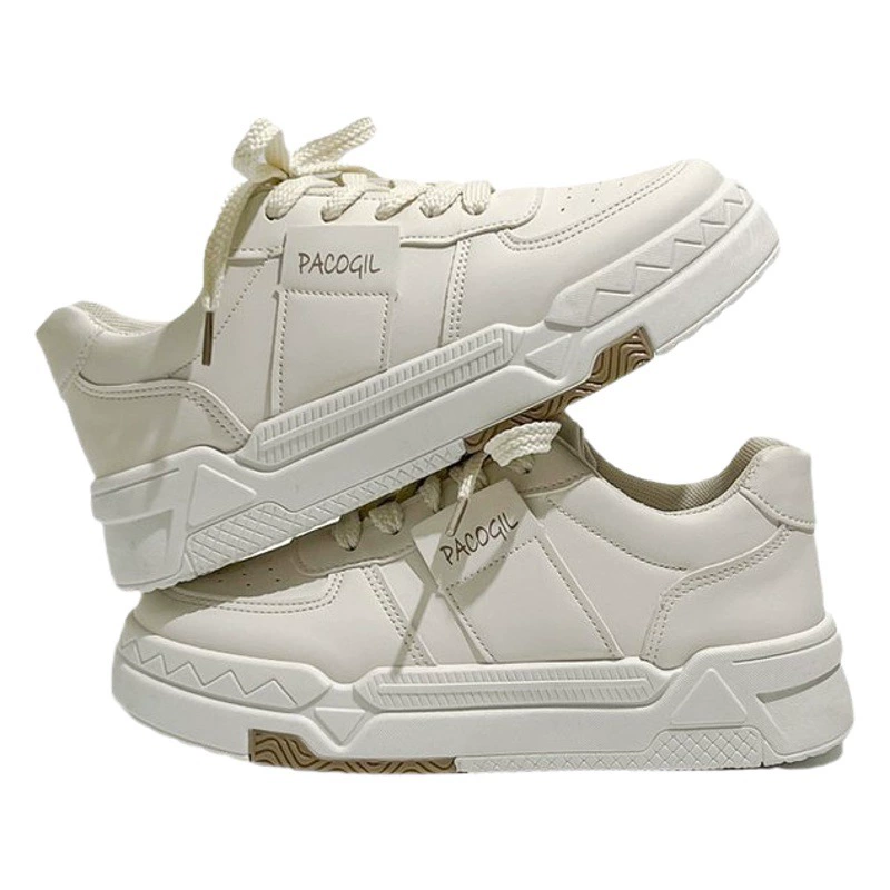 Внешняя торговля оптом маленькие белые туфли Женская мода 2023 летние резиновые полиуретановые повседневные туфли для досок женские универсальные модные кроссовки женские