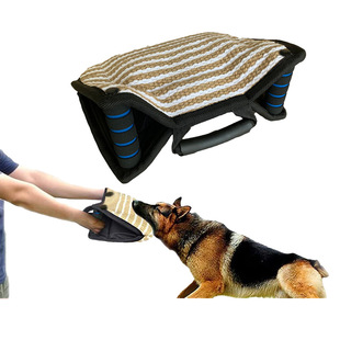 New Amazon German Shepherd Dog Training Thickened Burlap Bite Pillow Tear-Resistant Hemp Bite Pillow Bite Target Bite Bag Dog Training Supplies