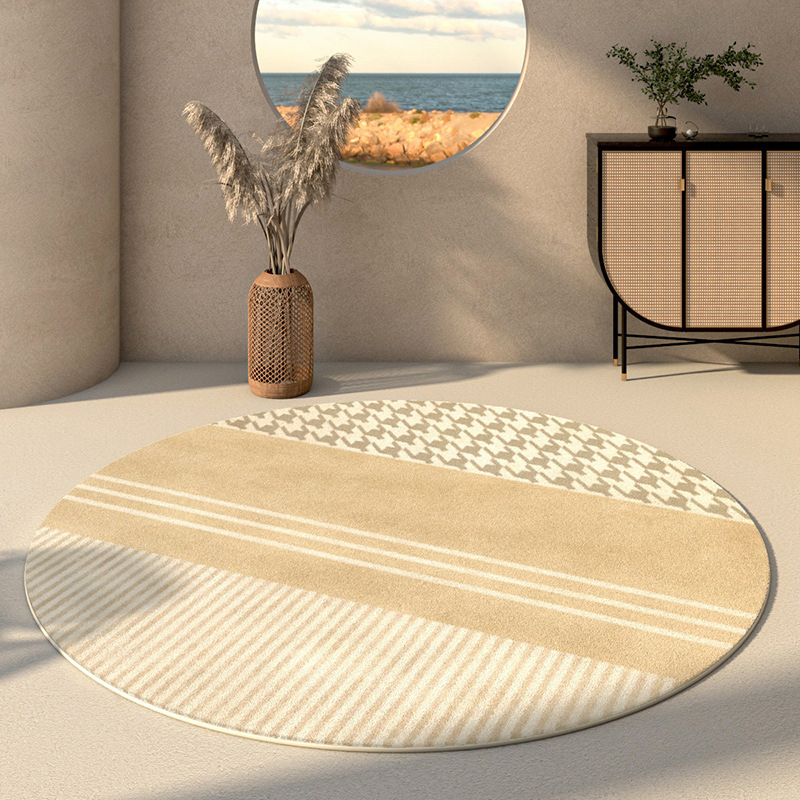 Imitation cashmere round blanket-11