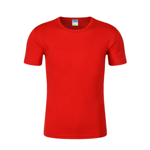 Foreign trade round neck quick-drying T-shirt customized advertising shirt marathon ice silk short-sleeved work clothes class uniform wholesale printed logo