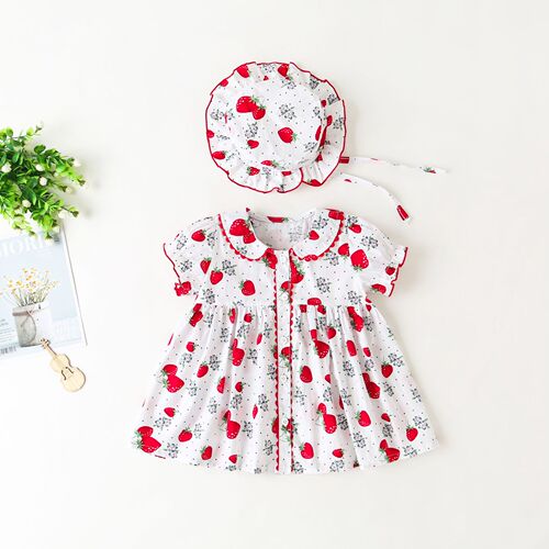  Summer Full Moon Baby Cross-border Instagram Children's Dress for Newborns and Infants