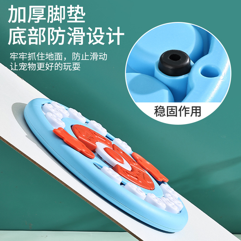 Juguetes para perros Amazon transfronterizo nuevos juguetes educativos Slow Food Bowl perro redondo forrajeo placa interactiva suministros para mascotas