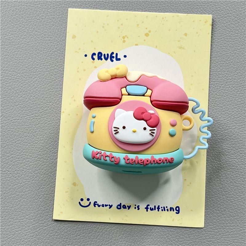 Fundas protectoras con diseño de dibujos animados para Apple AirPods 4, compatibles con auriculares de las generaciones pro1/2/3/4.