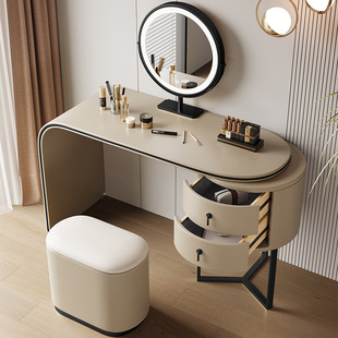 Modern Simple Telescopic Dressing Table Solid Wood Dressing Table Full Dress Makeup Table Light Luxury Dressing Table Designer Dressing Table