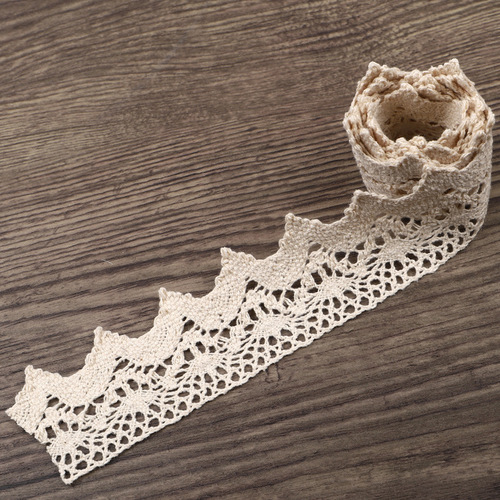 DIY jewelry accessories wholesale cotton lace off-white clothing accessories materials