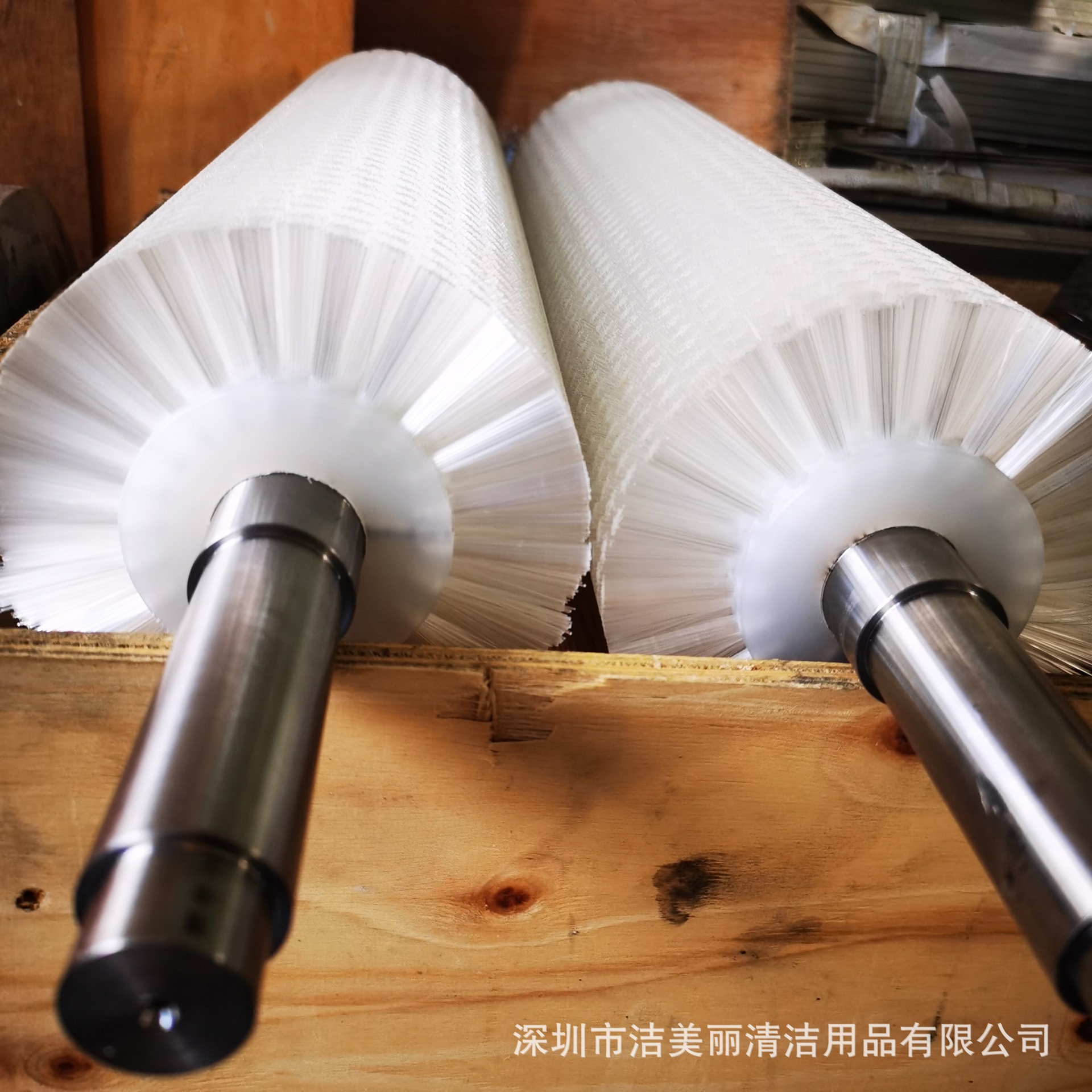 深圳刷辊 清洗机设备毛刷辊加工定制 植毛刷辊 深圳毛刷植毛加工