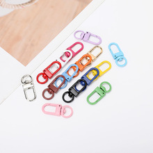彩色烤漆锌合金3分门扣创意简约diy饰品配件包包钥匙扣挂扣