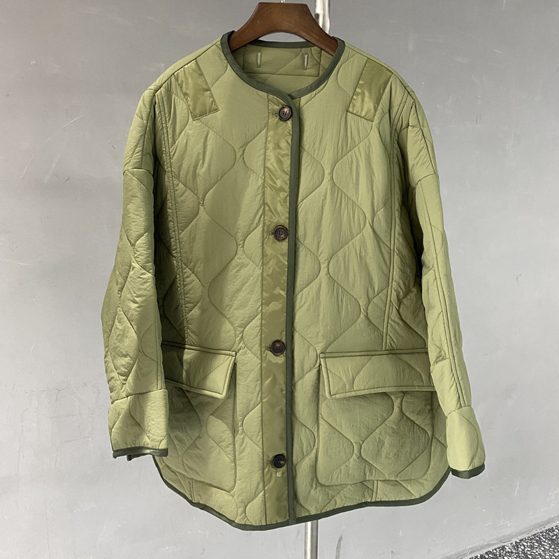 Single-breasted Fashion Casual Padded Jacket Image 3