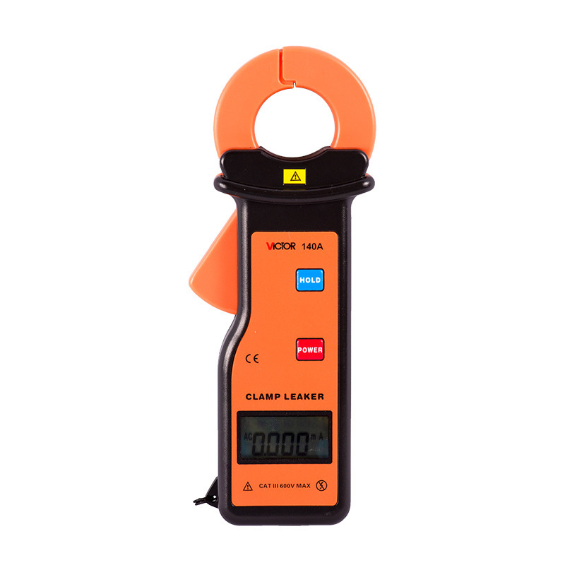 胜利钳形表VC140A钳形电流表毫安表高精度钳形漏电流表钳形万用表