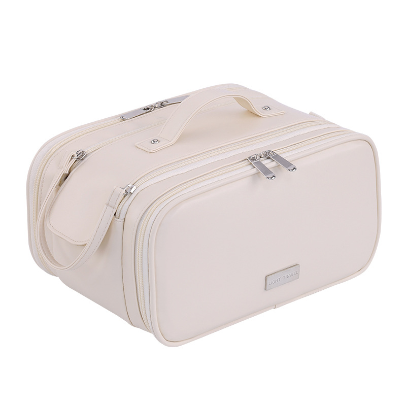 Transfronterizo tres almacenes nueve áreas bolsa de maquillaje multifuncional gran capacidad multicapa bolsa de almacenamiento de cosméticos bolsas de lavado de mano