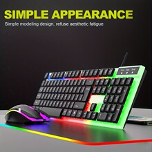 W 92511 Wired USB Keyboard Mouse Set �о��I�����b �羳�W