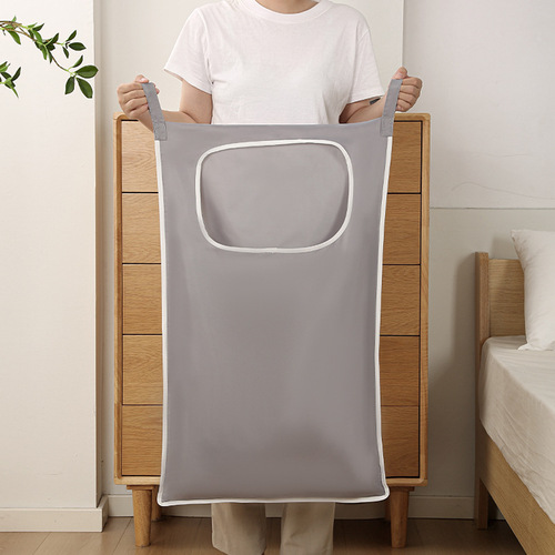 Household dirty clothes basket, bathroom dirty clothes hanging laundry basket, clothes toy storage bag, door storage hanging bag