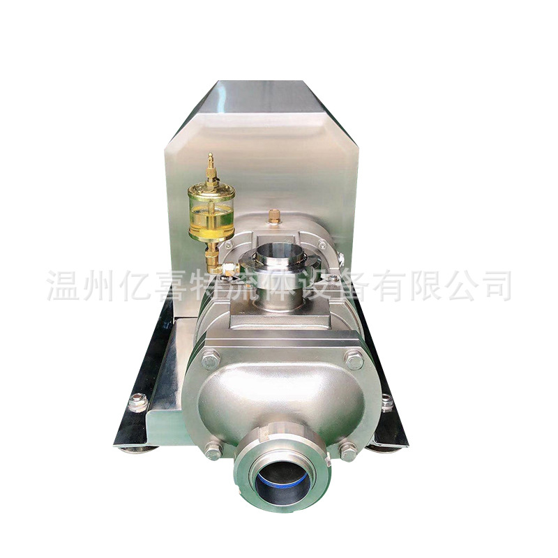 Bomba de transporte de doble tornillo de acero inoxidable de grado higiénico para alimentos granulares de doble tornillo paralelo bomba de agua de alta eficiencia de ahorro de energía de grado alimenticio