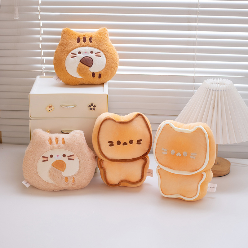 Internet Celebrous Cute Butter Meow Biscuit Tiger Fur Roll Doll Healing Doll Cloth Doll Gift for Girls Internet Celebrous Cute Butter Meow Biscuit Tiger Fur Roll Doll Healing Doll Cloth Doll Gift for Girls