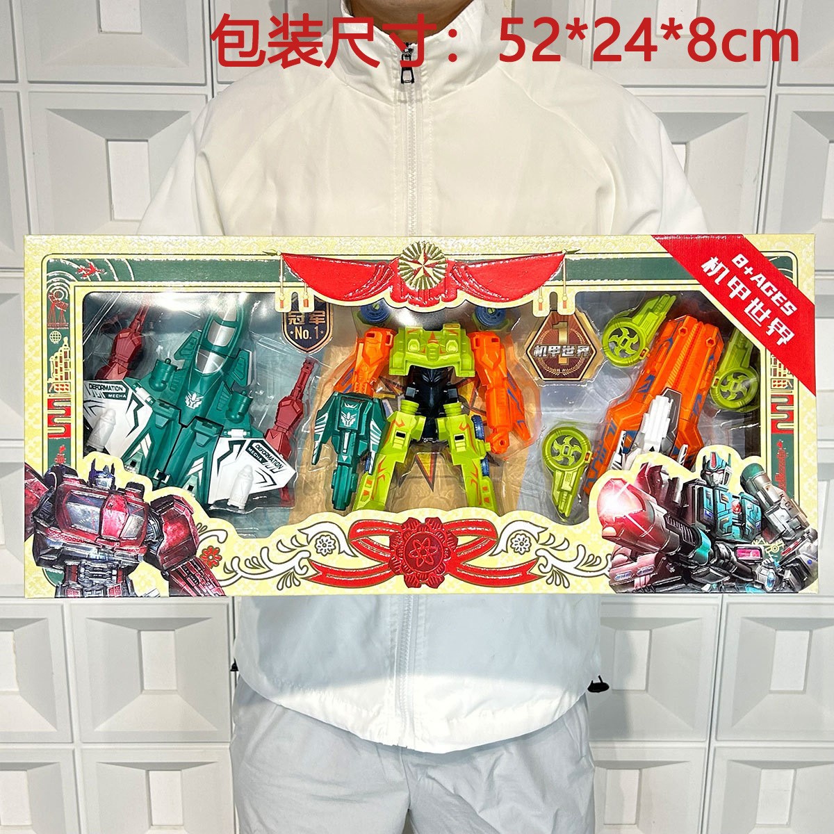 Niños juguetes de transformación King Kong Mecha Hornet Optimus Prime Robot Regalos de inscripción de instituciones de jardín de infantes