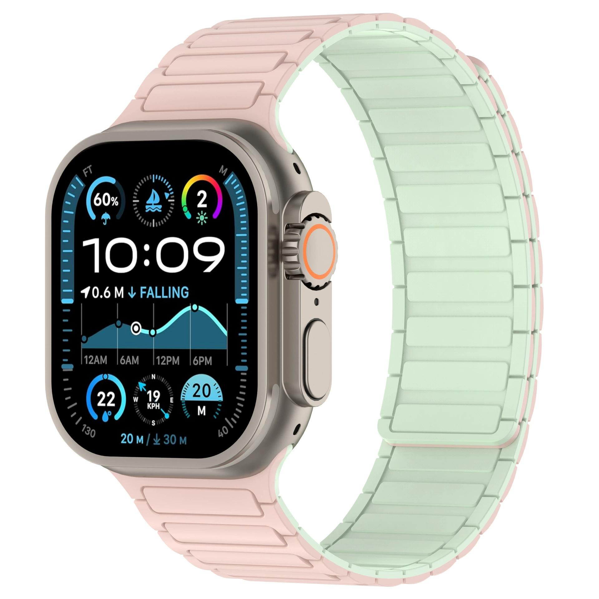 Подходят ремешки для Apple Watch iWatch S11 полный ассортимент силиконовых магнитных Ultra 3 ремешков для часов Apple Watch