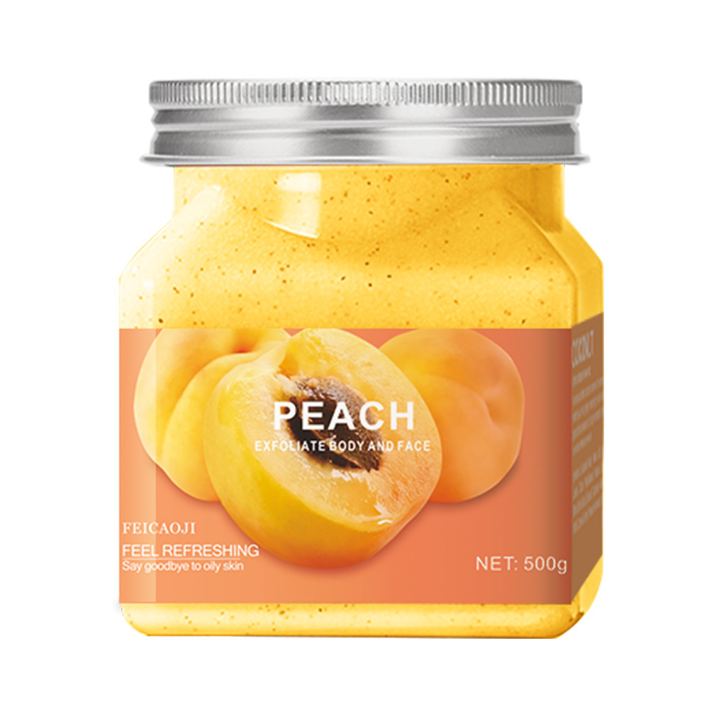 Exfoliante corporal de aguacate, exfoliación facial con ácido de frutas, piel de gallina, versión en inglés, comercio exterior transfronterizo al por mayor