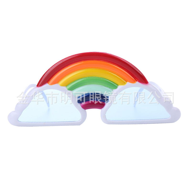 Gafas de Fiesta Arcoíris de ABS Decorativas para Fotos