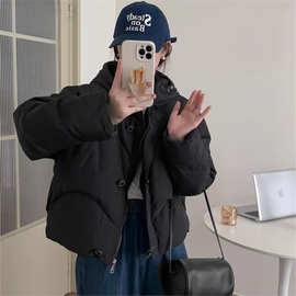 羽绒服2025年新款减龄显瘦连帽羽绒服外套厚实保暖短款