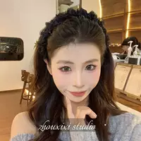 Нескользящая заколка для волос для выхода на улицу, повязка на голову с высокой короной, головной убор для мытья лица, носимый SL.
