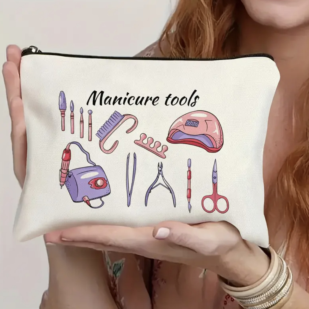 Amazon nueva venta transfronteriza accesorios de manicura kit de herramientas de viaje caricatura bolsa de lavado bolsa de maquillaje de gran capacidad