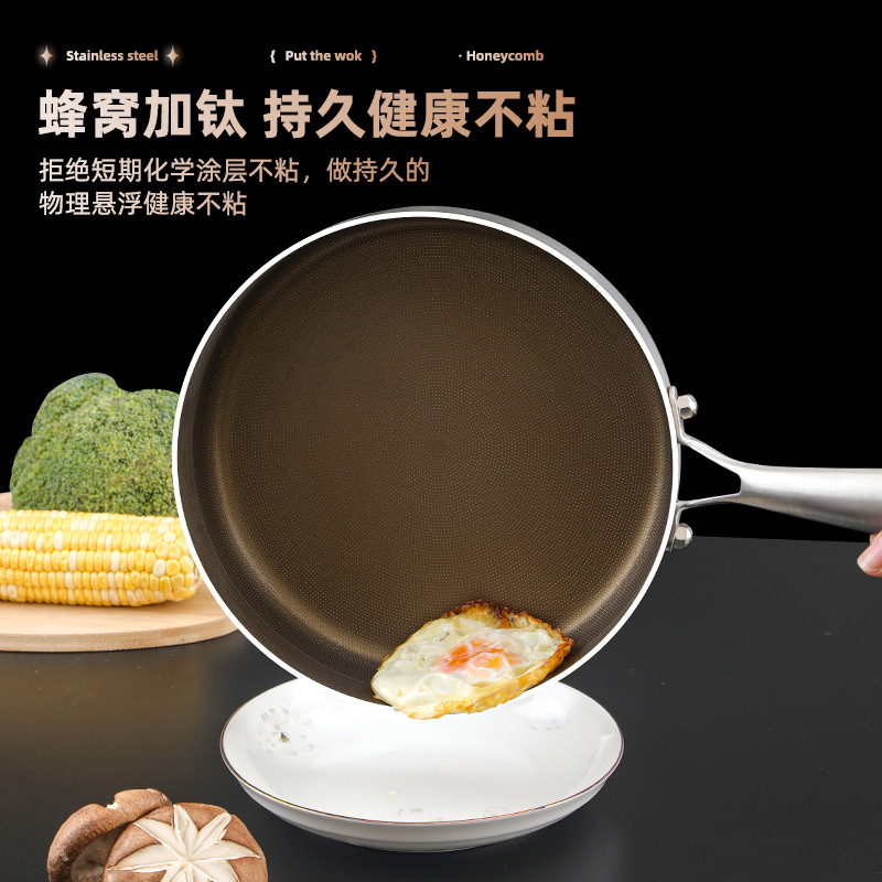 316 horno electromagnético de acero inoxidable sin recubrimiento no pegajoso casero con horno electromagnético de gas de aluminio y aluminio cacerola universal