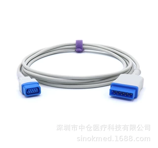 兼容GE德恩欧美达血氧延长线\2.2M 原装型号TS-G3