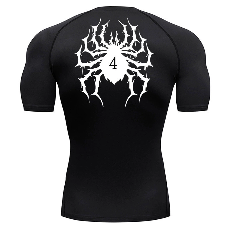 Спортивное боди, мужская футболка с короткими рукавами, тренировочная одежда, баскетбол, бег, фитнес, высокоэластичная дышащая компрессионная база, быстросохнущая одежда