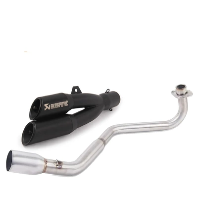 Motorcycle exhaust pipe, monkey exhaust pipe front - full-set-i
