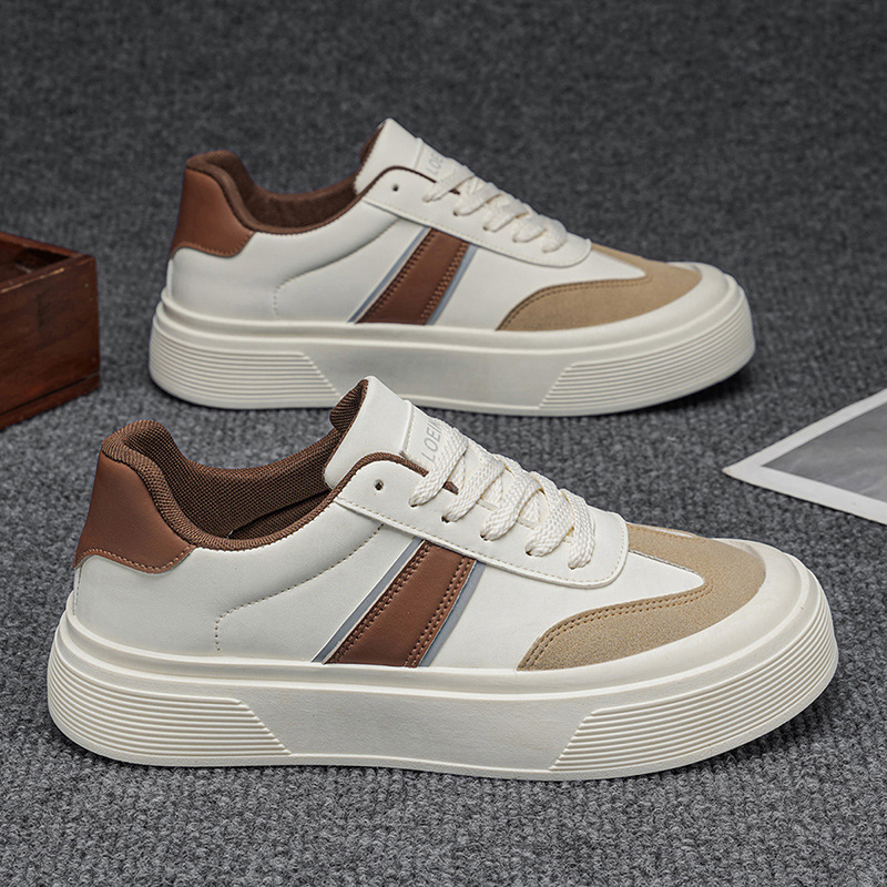2026 Spring New Cross-Border Low-Top Thick-Soled Sneakers Versatile Trendy Casual Shoes Fashion