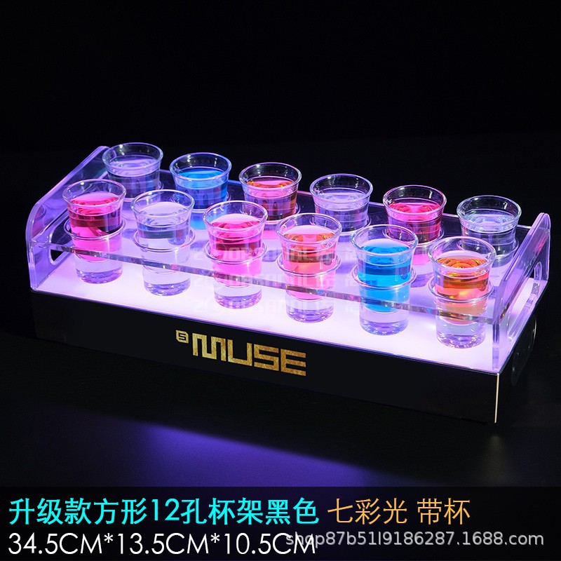 Barra de vino emisor de luz partido KTV Mesa cubo taza de vino titular de la taza de vino champán taza de la bala