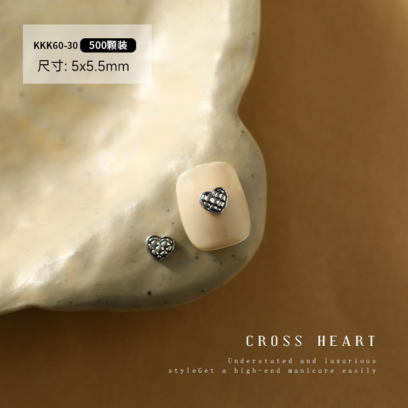 【kkk60-30】 crow heart jewelry