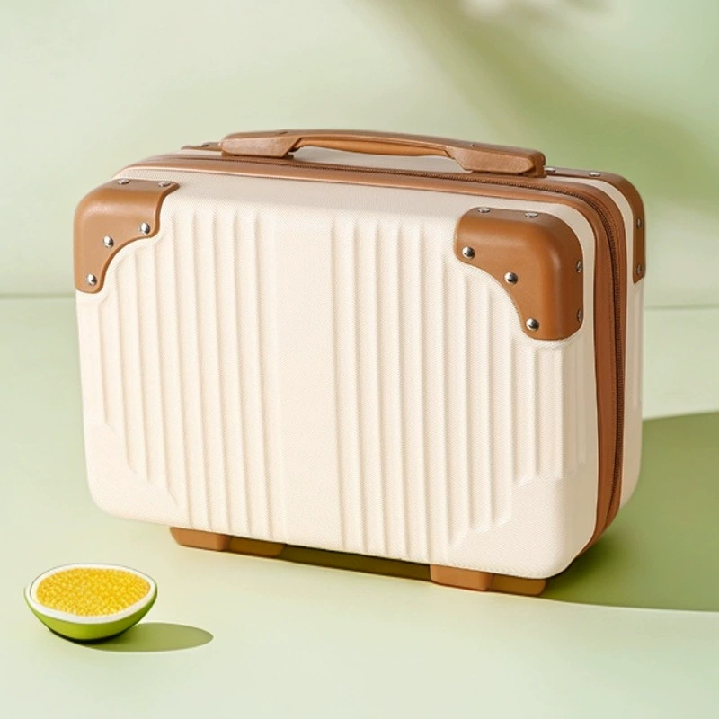 Небольшой чемодан по индивидуальному заказу, 14inch косметичек, мини-маленький чемодан, сувенирный маленький легкий чемодан с паролем