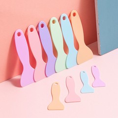 工場卸売ハンドブックプラスチック小さな黄色のシャベル肥厚カーフィルム Guka ステッカー diy マカロンカラー小さなスクレーパー