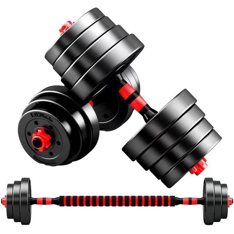 Dumbbell Men's Home Fitness Equipment Pair Of Barbells15/20/30 Six-in-one Adjustable Barbell Dumbbell Combination